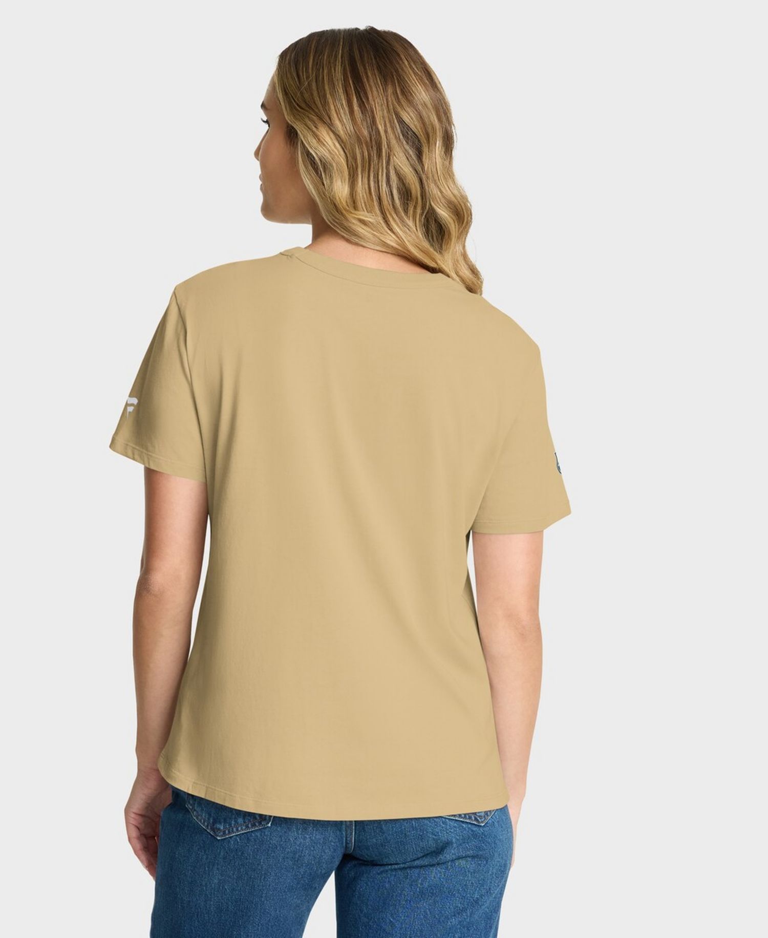 Women's Gold Vegas Golden Knights Authentic Pro Primary T-Shirt