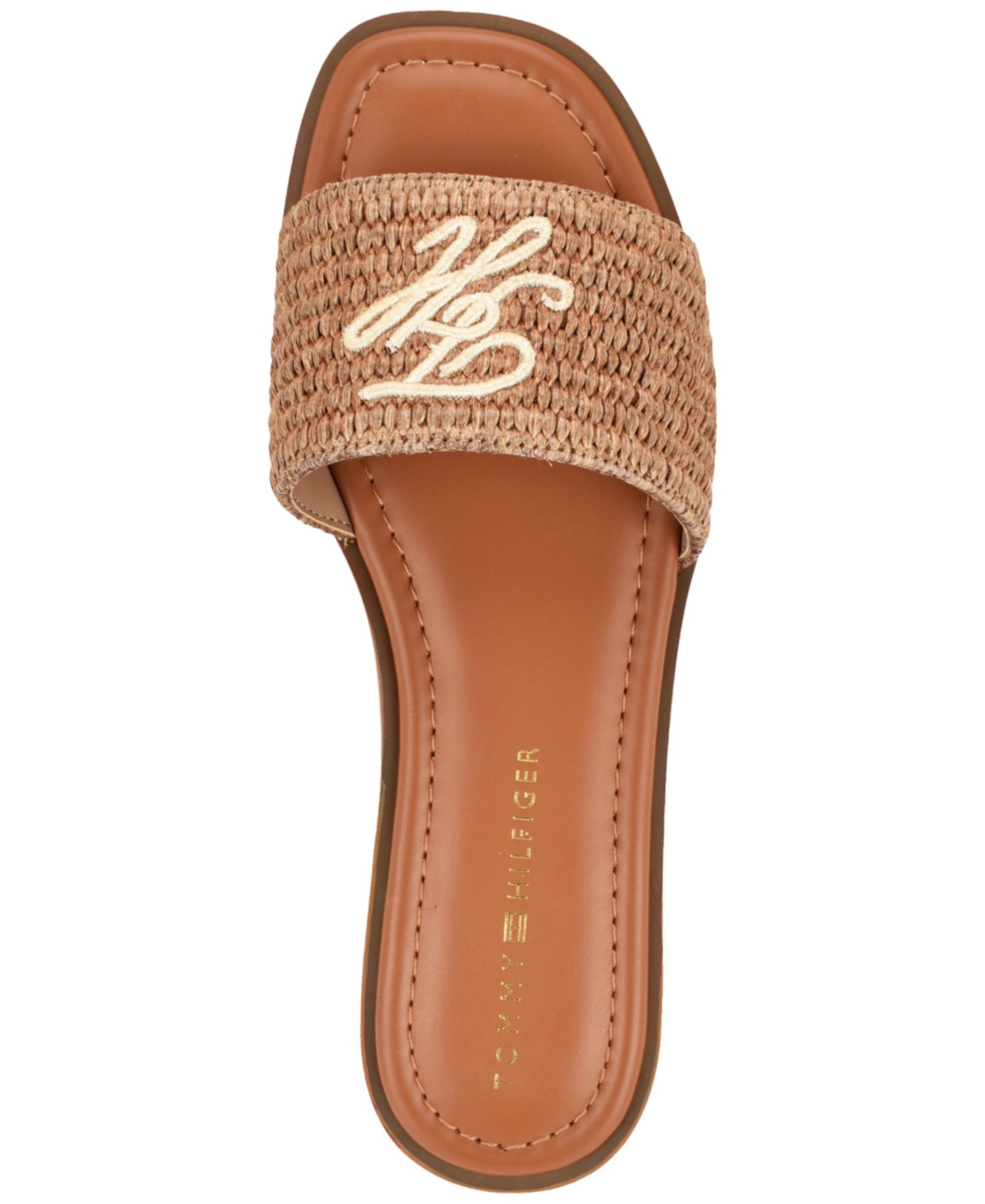 Женские сандалии Tommy Hilfiger Temira Flat Slide, цвет: Средний коричневый — фото 4
