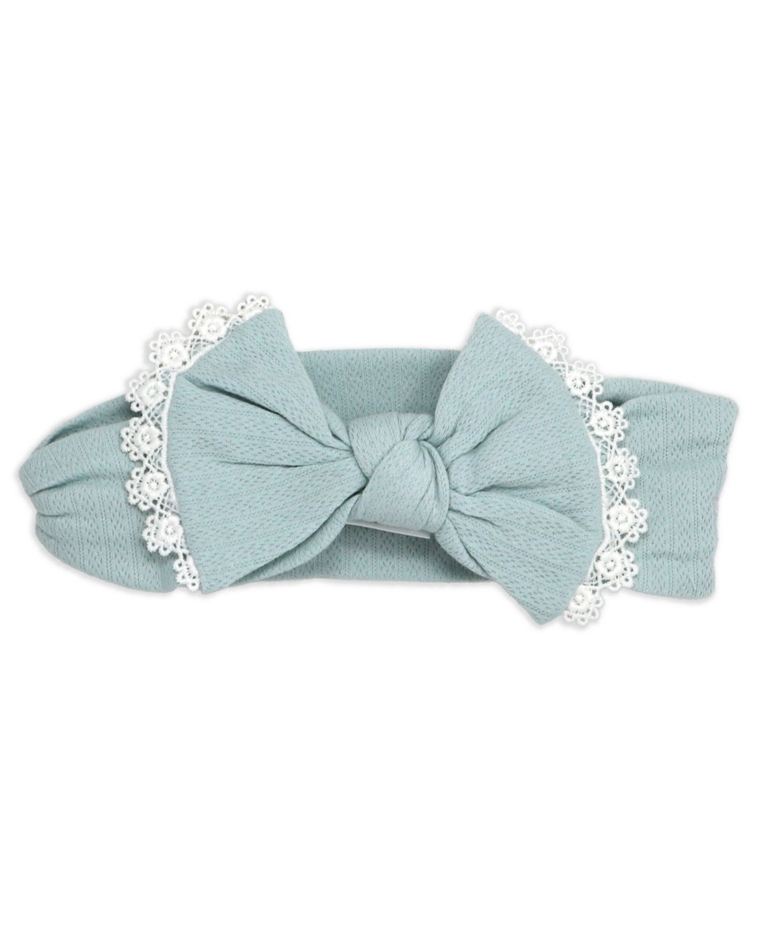Baby Girls' Short-Sleeve Bodysuit, Denim Pant and Headband, 3-Piece Set