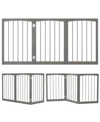 30 in Tall Wooden Pet Fence for Cats, Small and Medium Dogs