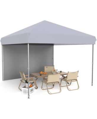 Outdoor Pop Up Canopy Tent with 1 Removable Sidewall