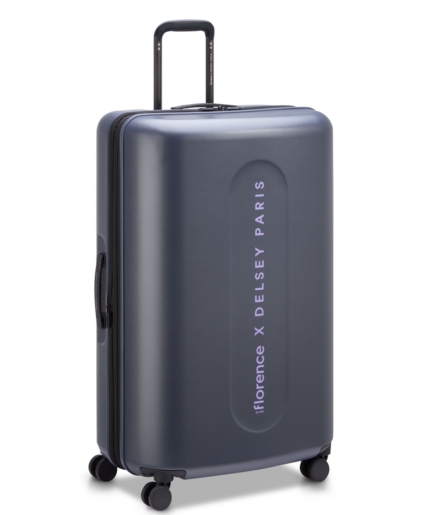 Чемодан florence by mills x Delsey Paris Catch Flights Large Check-in Spinner, цвет: Антрацитовый — фото 2