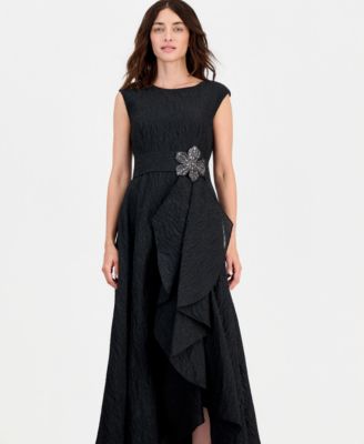 black short ruffle dress Sleeve Mini – FARM Rio Color:Light Purple as pic Team it with kitten KissProm Yellow Spaghetti Straps Plus Mini Dressess