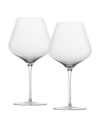 Nektar Handmade Burgundy Glasses, Set of 2