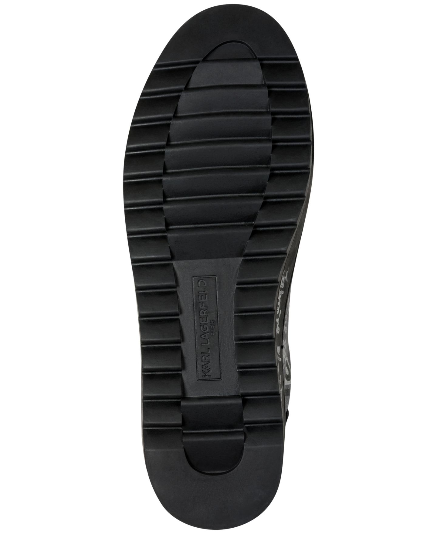 Мужские кроссовки KARL LAGERFELD PARIS Karl Lagerfeld Michel Logo Lace-Up, цвет: Серый — фото 5