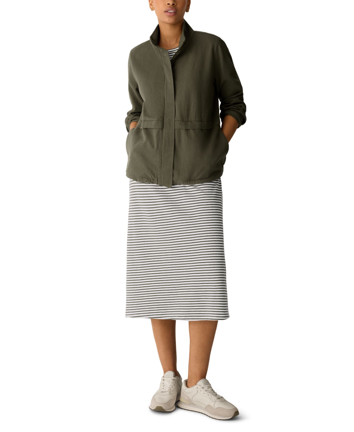 Women's Zip-Up Jacket, Regular and Plus Size