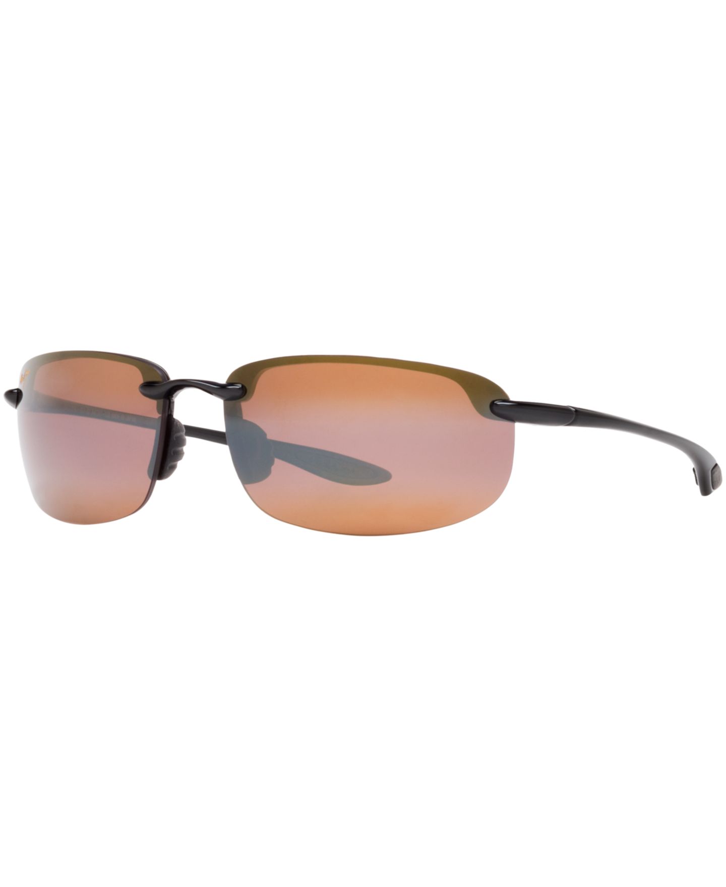 Женские солнцезащитные очки Maui Jim Hookipa Polarized Sunglasses, 407, цвет: Чёрный / Коричневый — фото 1