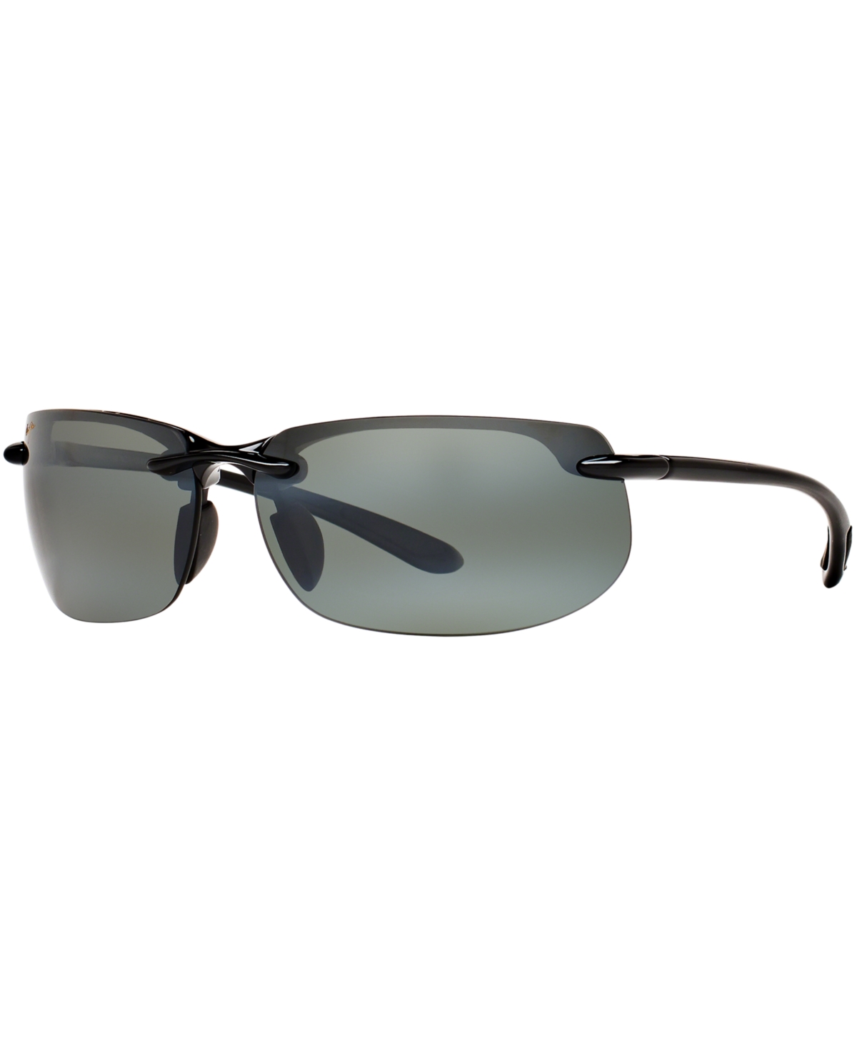 Maui Jim Polarized Banyans Sunglasses , 412 In Black,grey