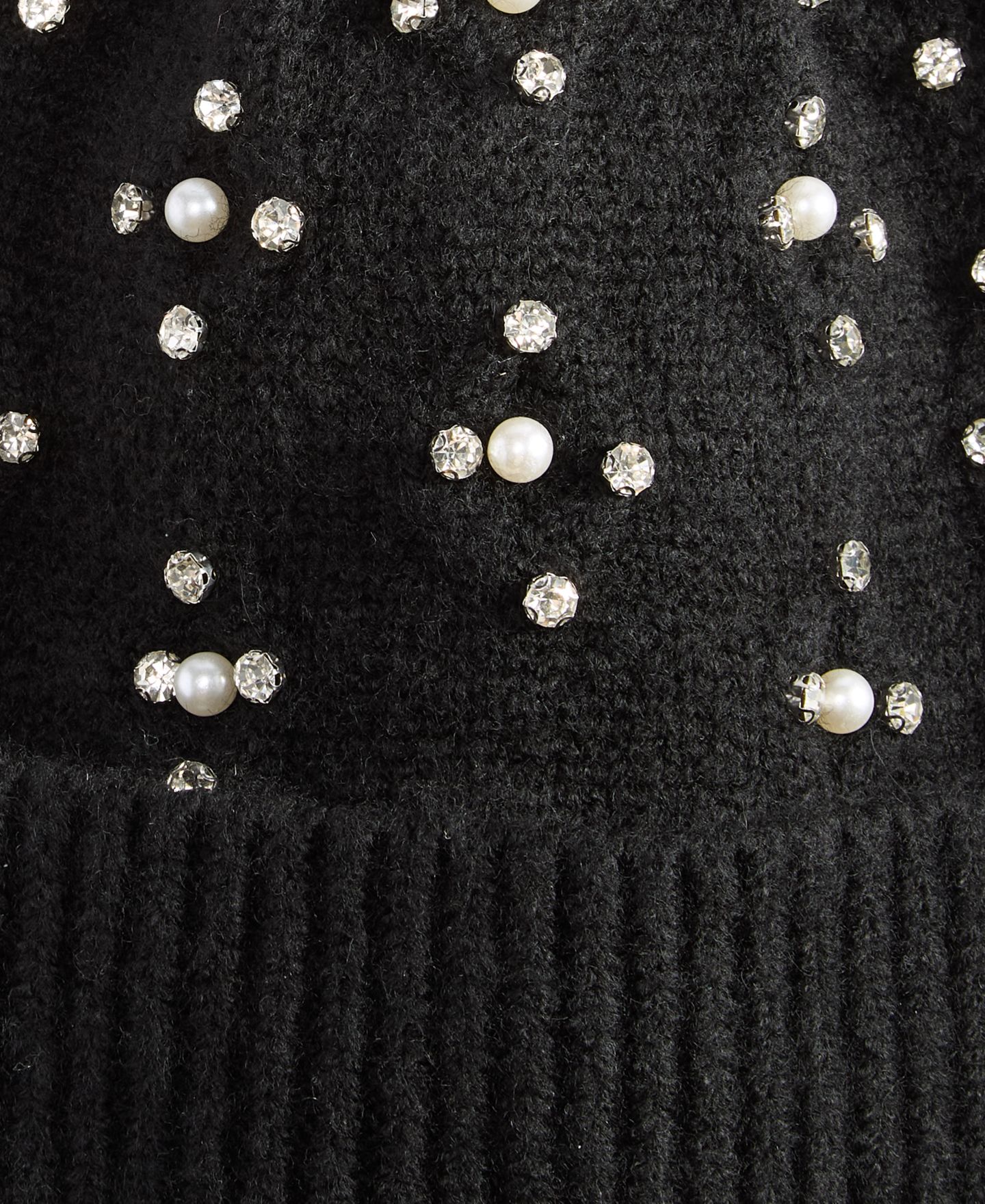 Женская шапка I.N.C. International Concepts Imitation-Pearl Cable-Knit, цвет: Чёрный — фото 3