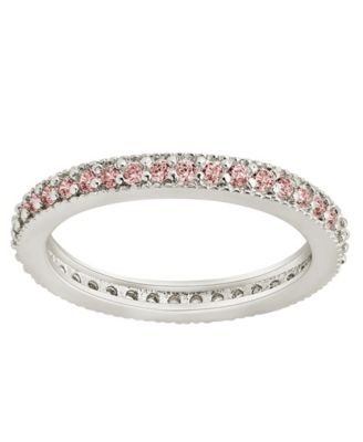 2.5mm Thin Cubic Zirconia Band Ring