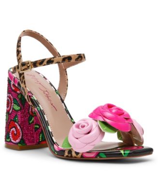 Betsey Johnson Women's Haddley Open Toe Dress Sandals - Macy's