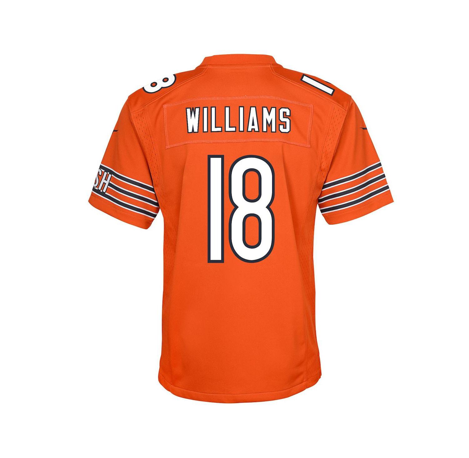 Big Boys and Girls Caleb Williams Orange Chicago Bears Game Jersey