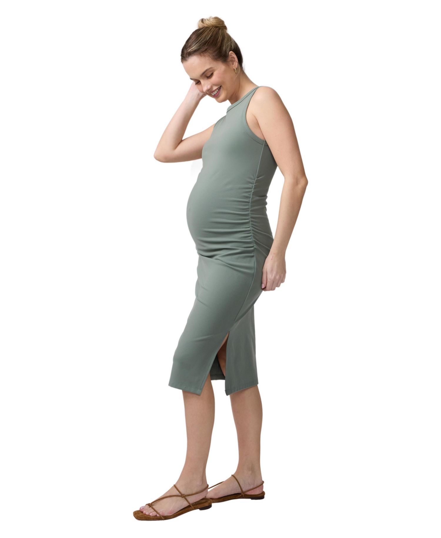 Women's Ingrid + Isabel Sleeveless Ruched Body Con Dress