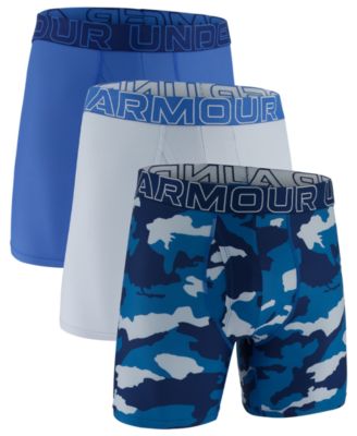 Men's Performance Tech Mesh Novelty 6" Boxer Briefs, 3-Pack