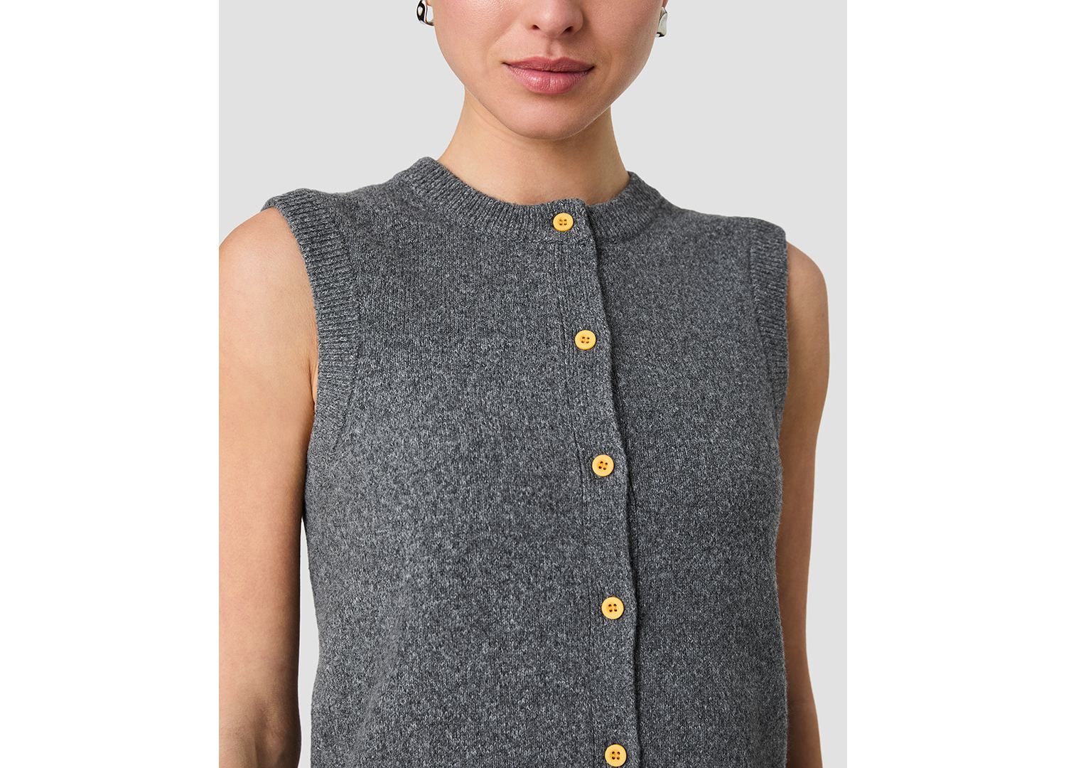 Women's Aleyna Crewneck Sleeveless Knit Top
