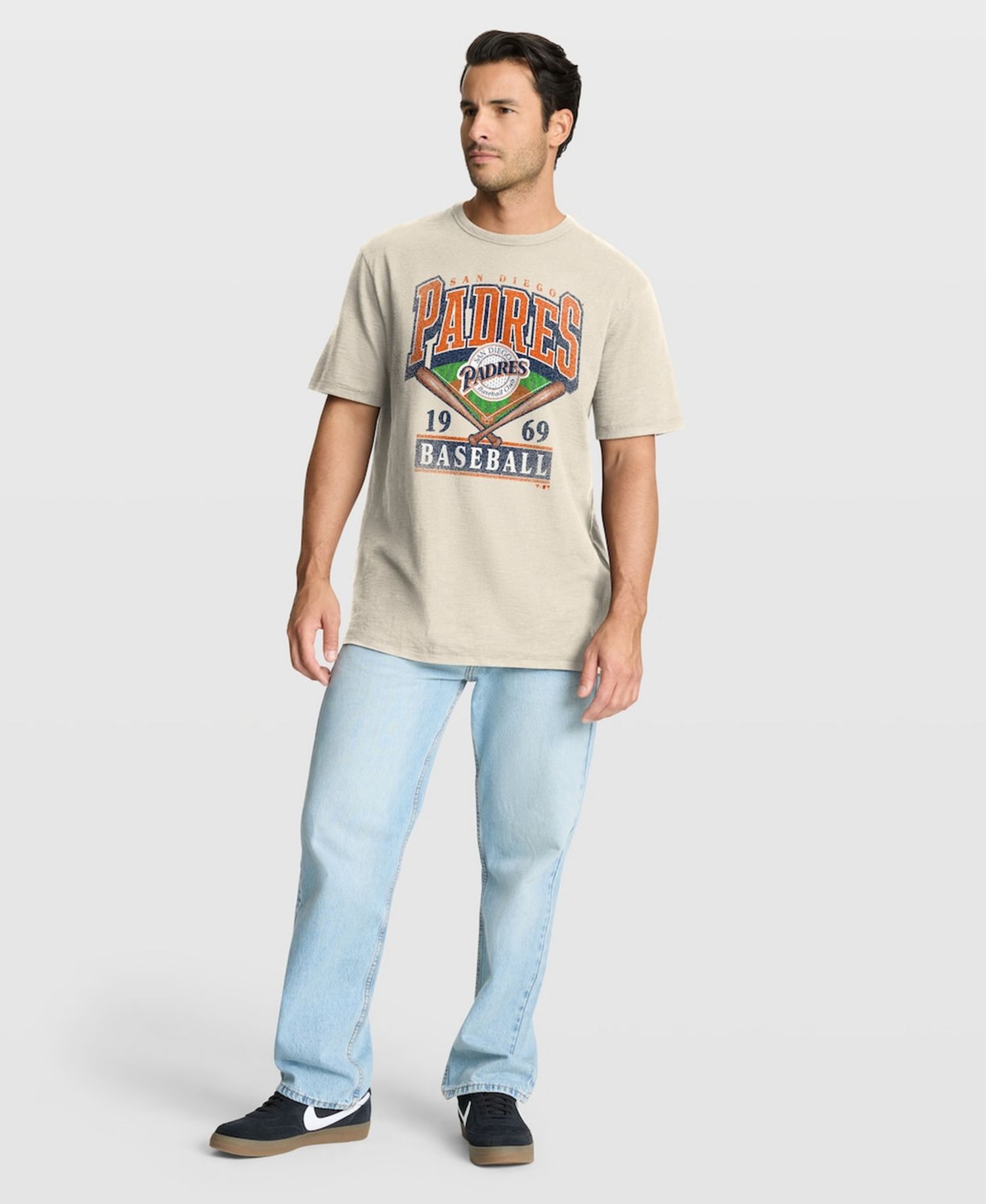 Men's Tan San Diego Padres Stadium Slub T-Shirt