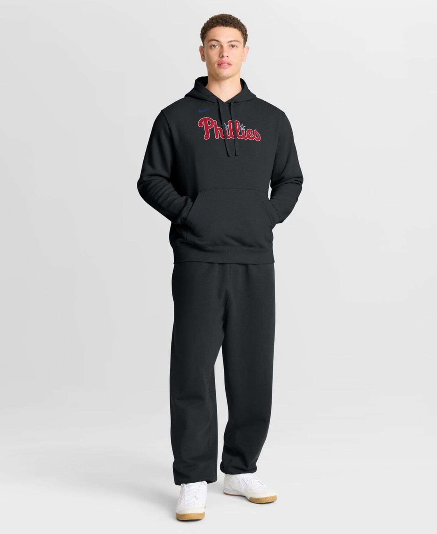 Men's Black Philadelphia Phillies Dri-Fit Club Hoodie