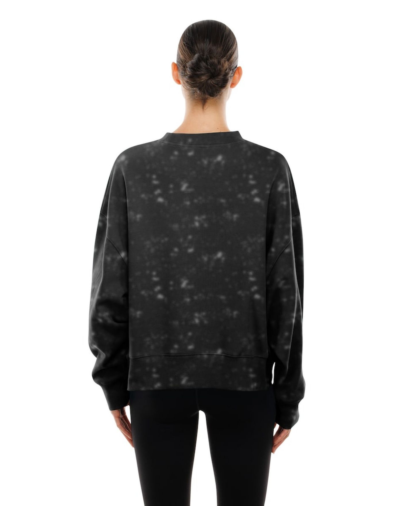 Женская толстовка New Era Black Pittsburgh Pirates Throwback Oversized Boxy — фото 4