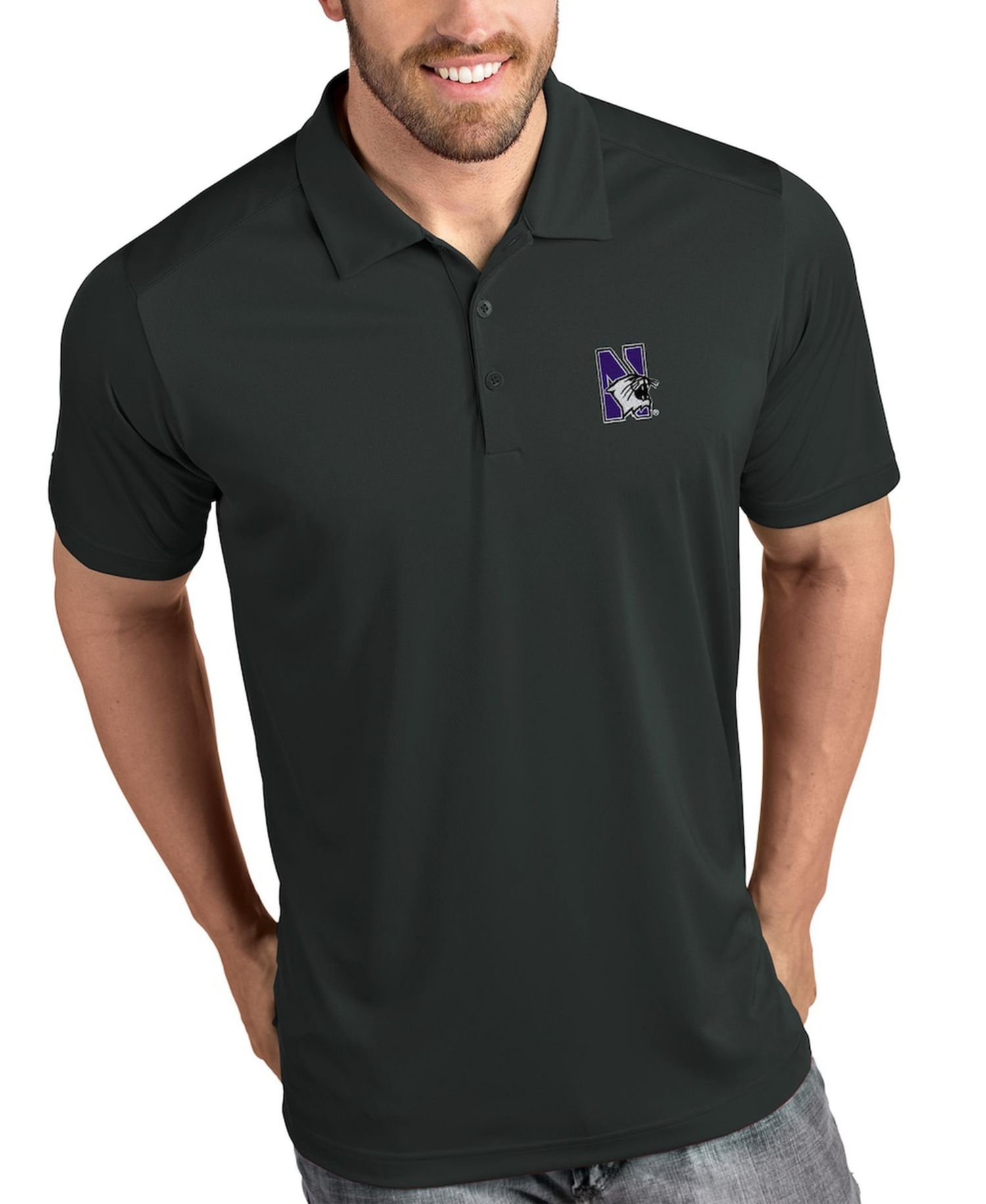 Men's Northwestern Wildcats Tribute Polo Shirt