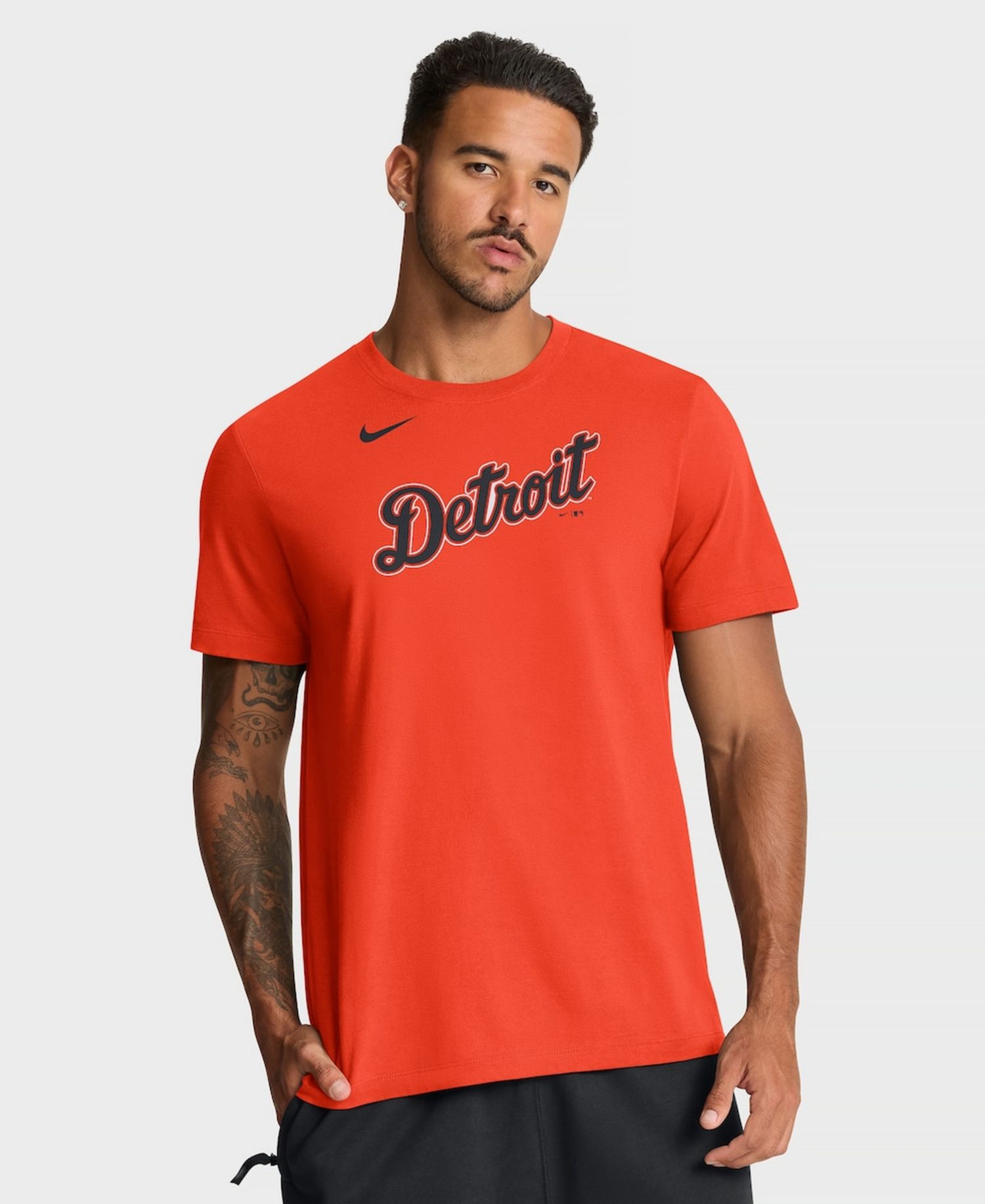 Men's Orange Detroit Tigers Alternate Wordmark T-Shirt