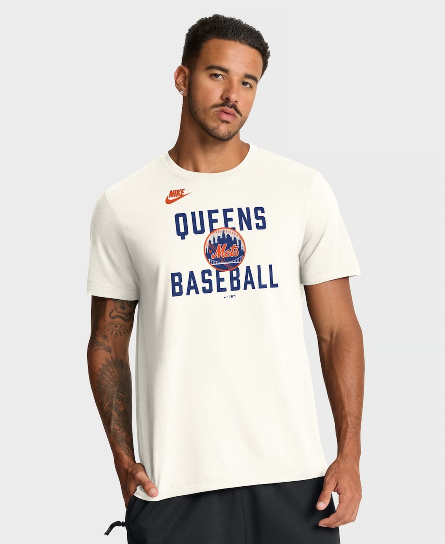 Men's Cream New York Mets Cooperstown Collection ‘70s Inspired T-Shirt