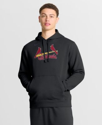 Men's Black St. Louis Cardinals Dri-Fit Club Hoodie