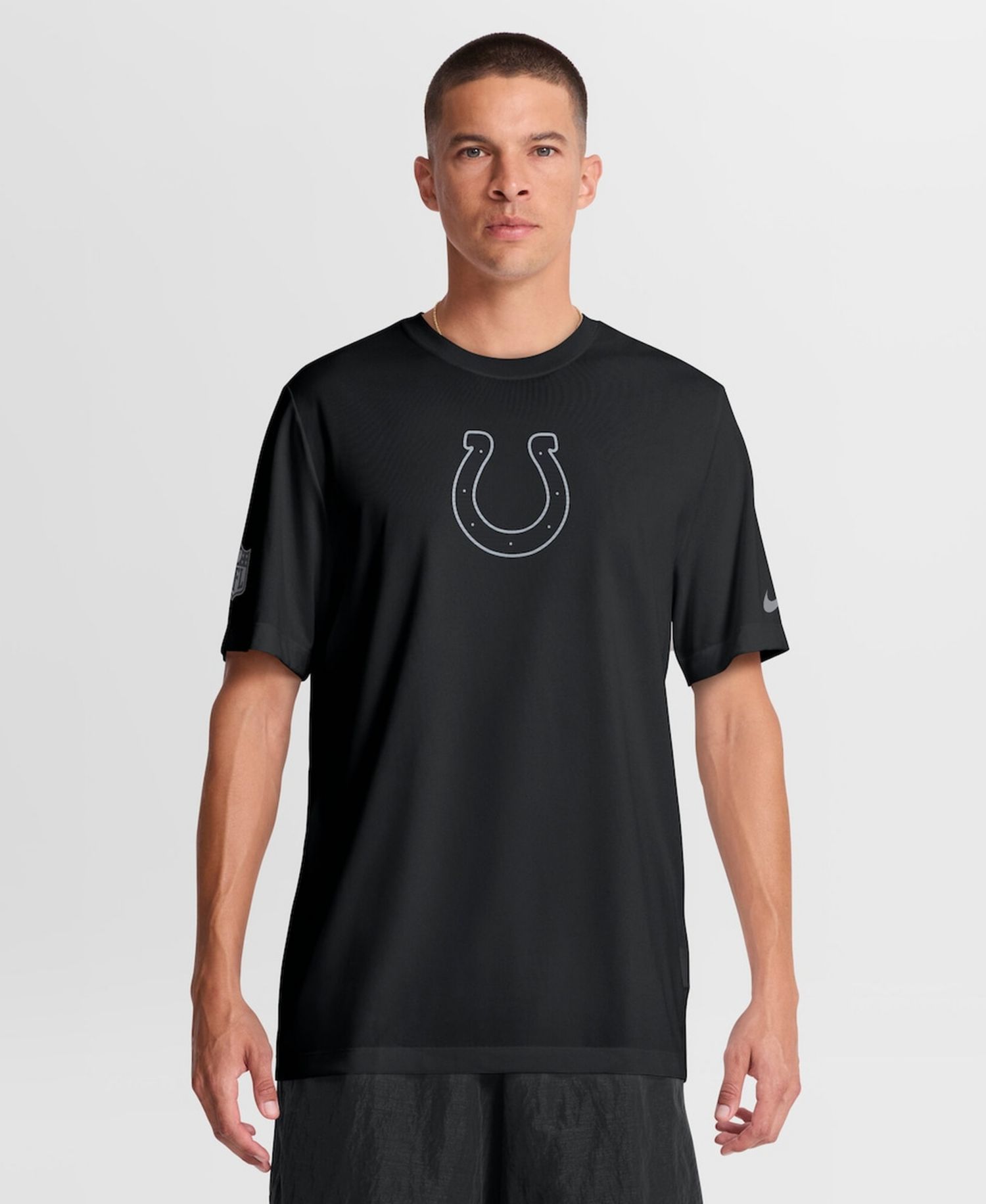 Men's Black Indianapolis Colts Sideline Lead The Charge Legend Dri-FIT T-Shirt