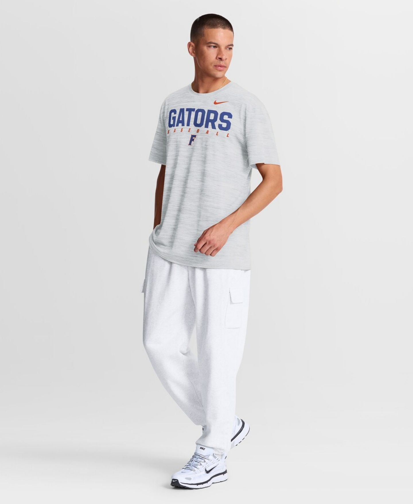 Мужская футболка Nike White Florida Gators Dugout Velocity Dri-FIT — фото 5
