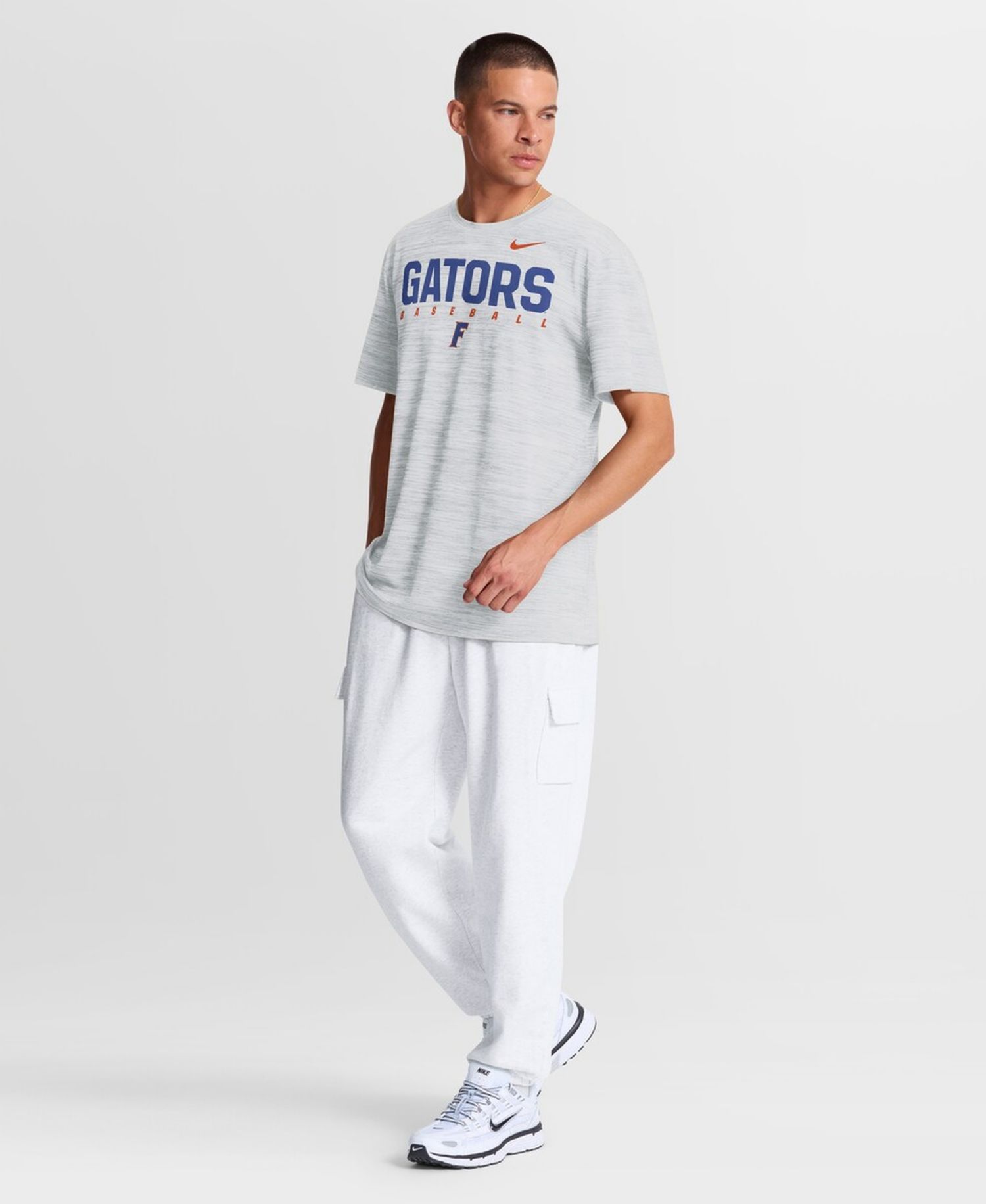Men's White Florida Gators Dugout Velocity Dri-FIT T-Shirt
