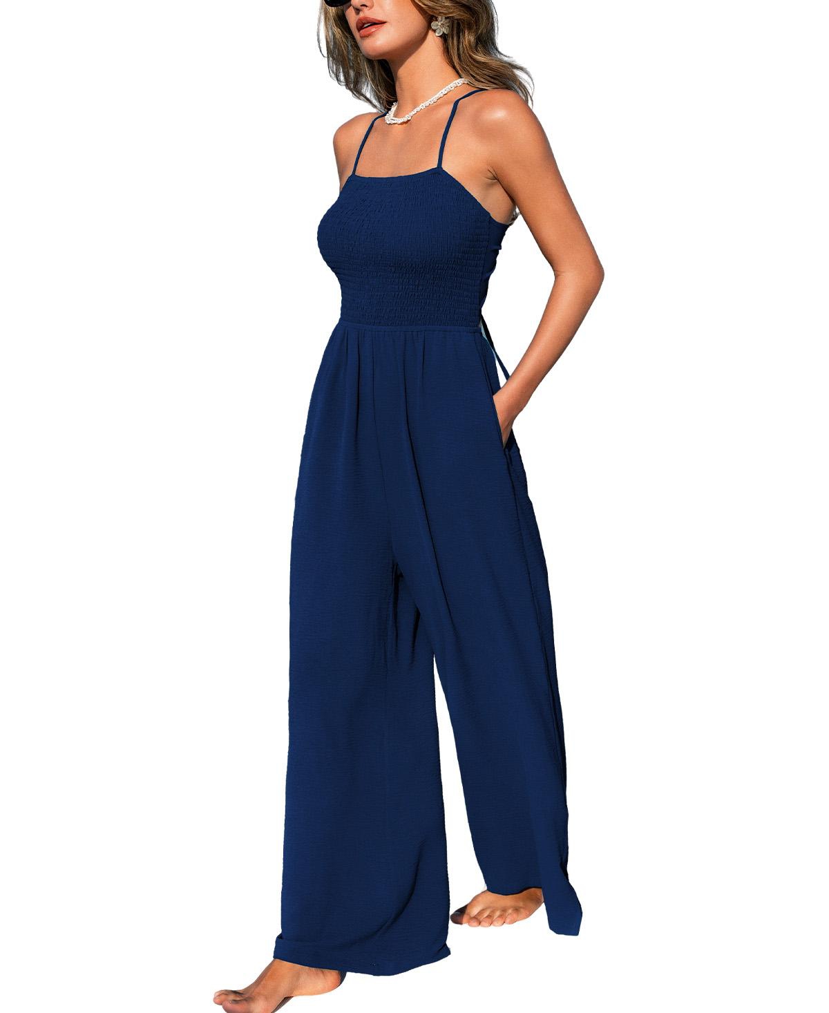 Cupshe Women's Sea Change Blue Jumpsuit