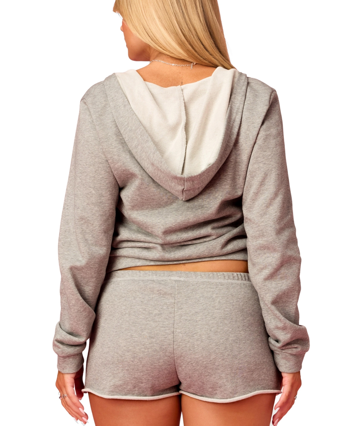 Edikted Women's Team Barbie Terry Zip Up Hoodie