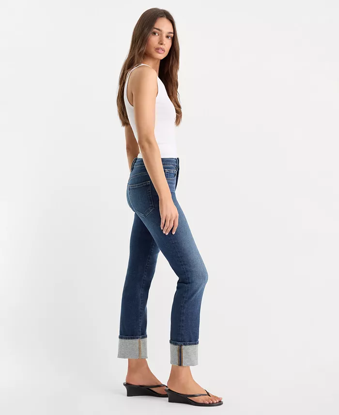 Women's Straight Mid-Rise Jeans - thumbnail 3
