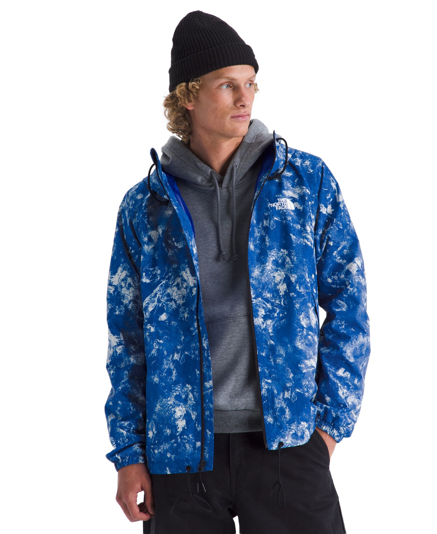 Men's Print Antora Rain Hooded Jacket