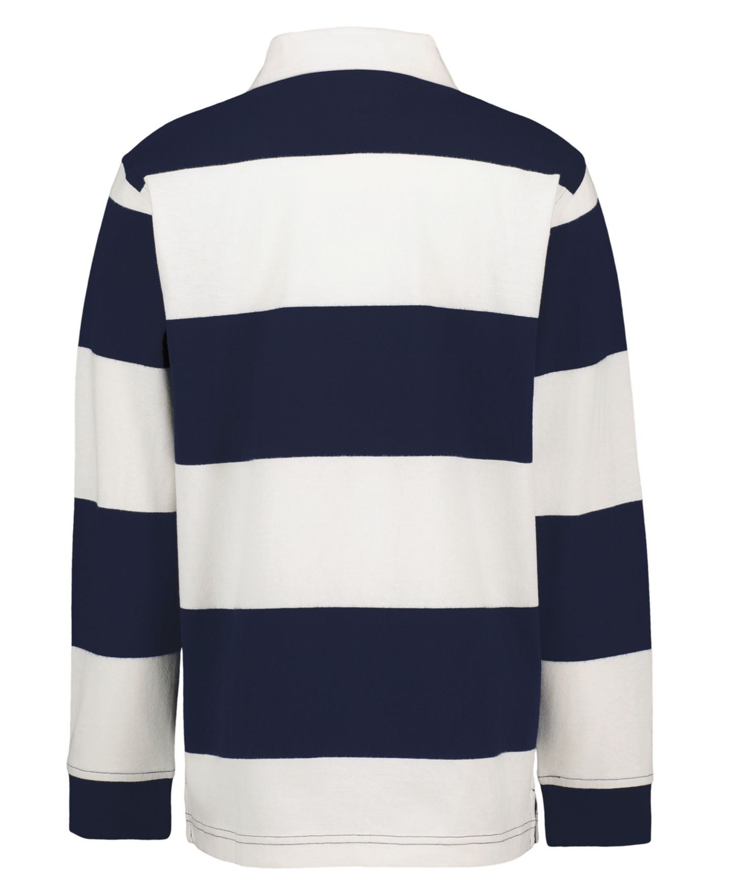 Поло Tommy Hilfiger Striped Long-Sleeve Rugby Polo для мальчиков, цвет: Тёмно-синий — фото 2