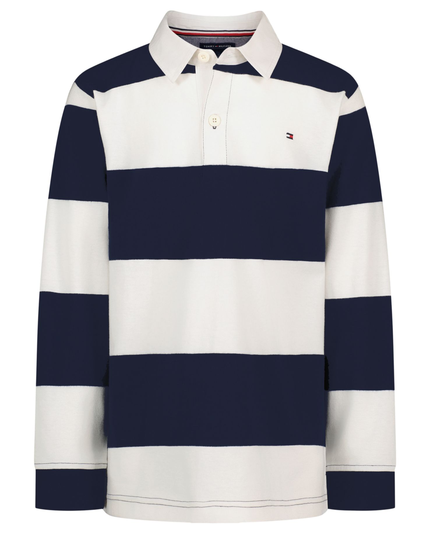 Boys' 8-20 Striped Long-Sleeve Rugby Polo Shirt