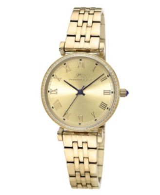 Women's Emma Stainless Steel Gold Tone Sunray Dial Watch 1411BEMS