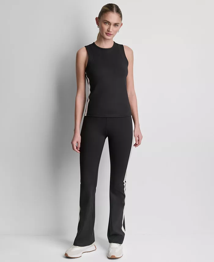 Women's Side-Stripe High-Rise Flared Leggings - thumbnail 7