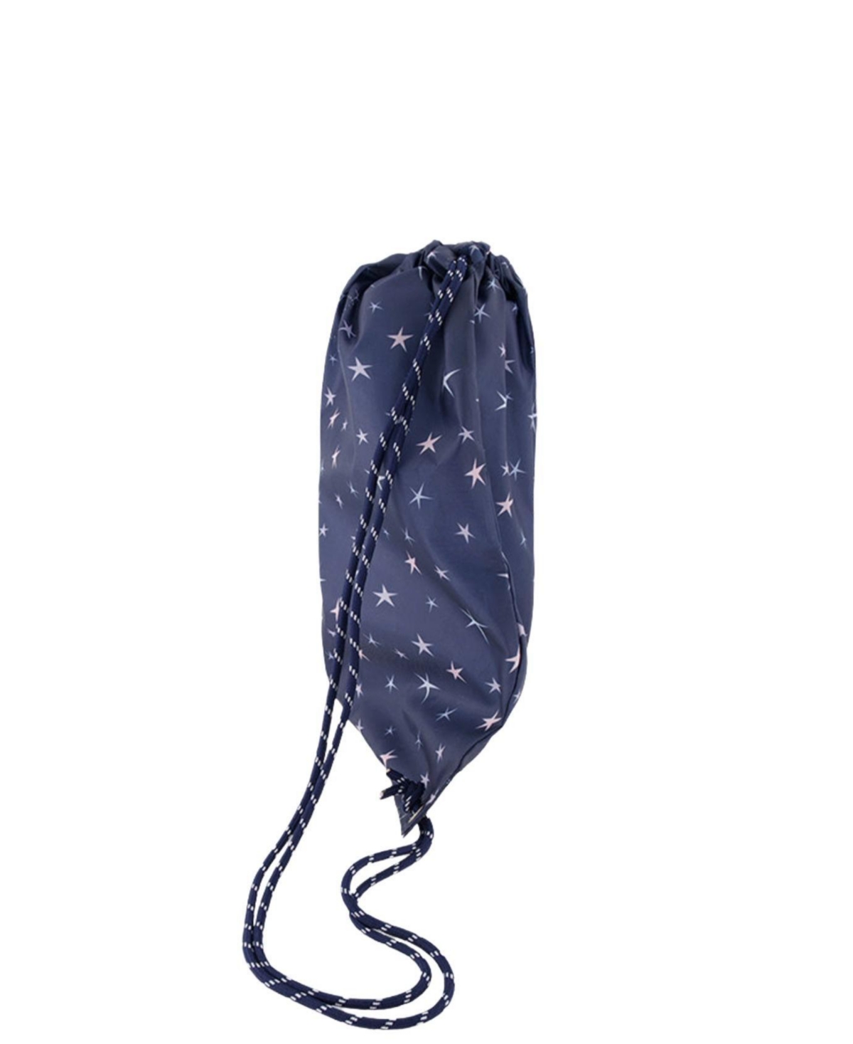 Deux par Deux Little Girl Star Lightweight Everyday Drawstring Bag
