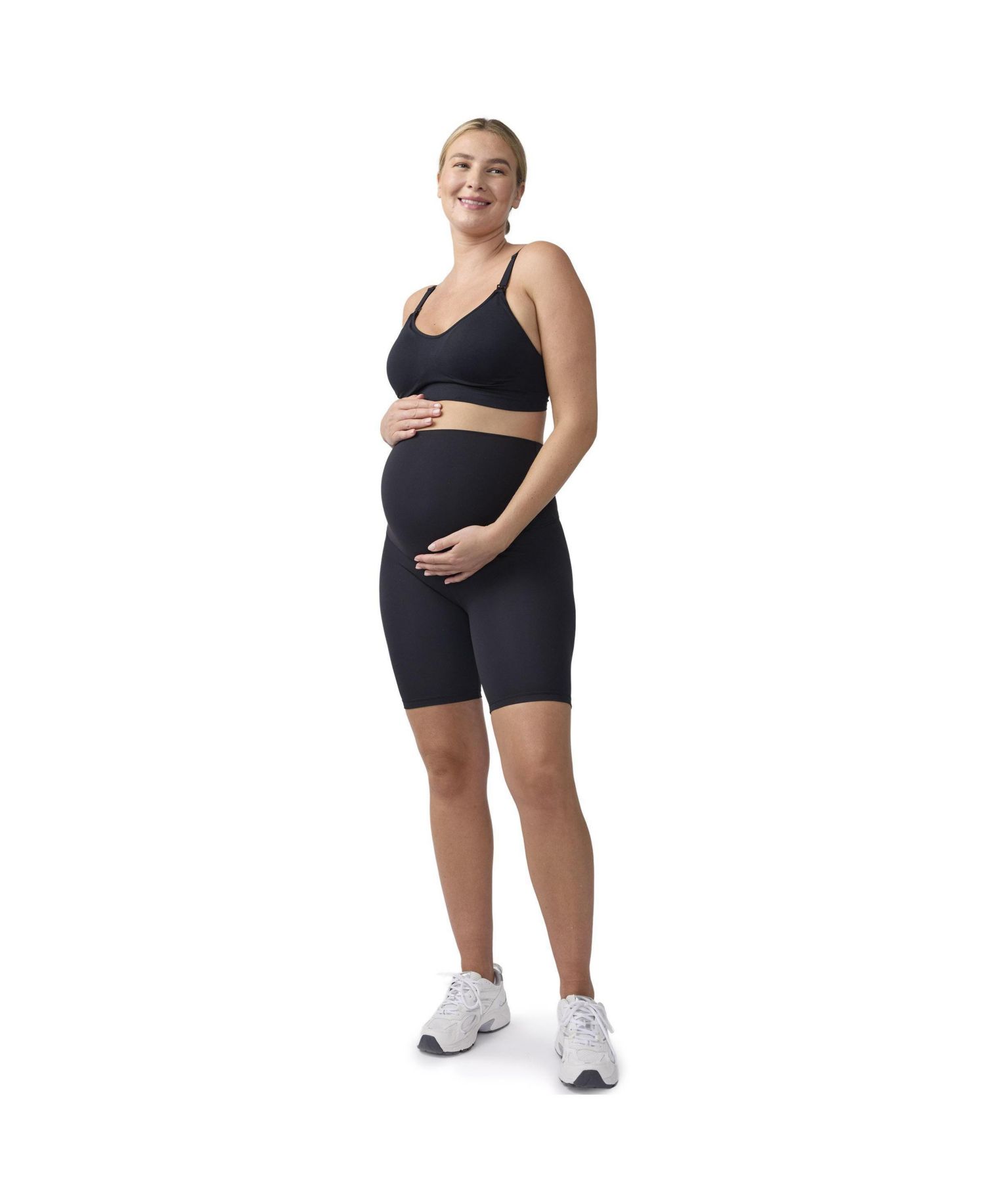 Maternity Ingrid + Isabel Contour Bike Short Bundle 2-Pack