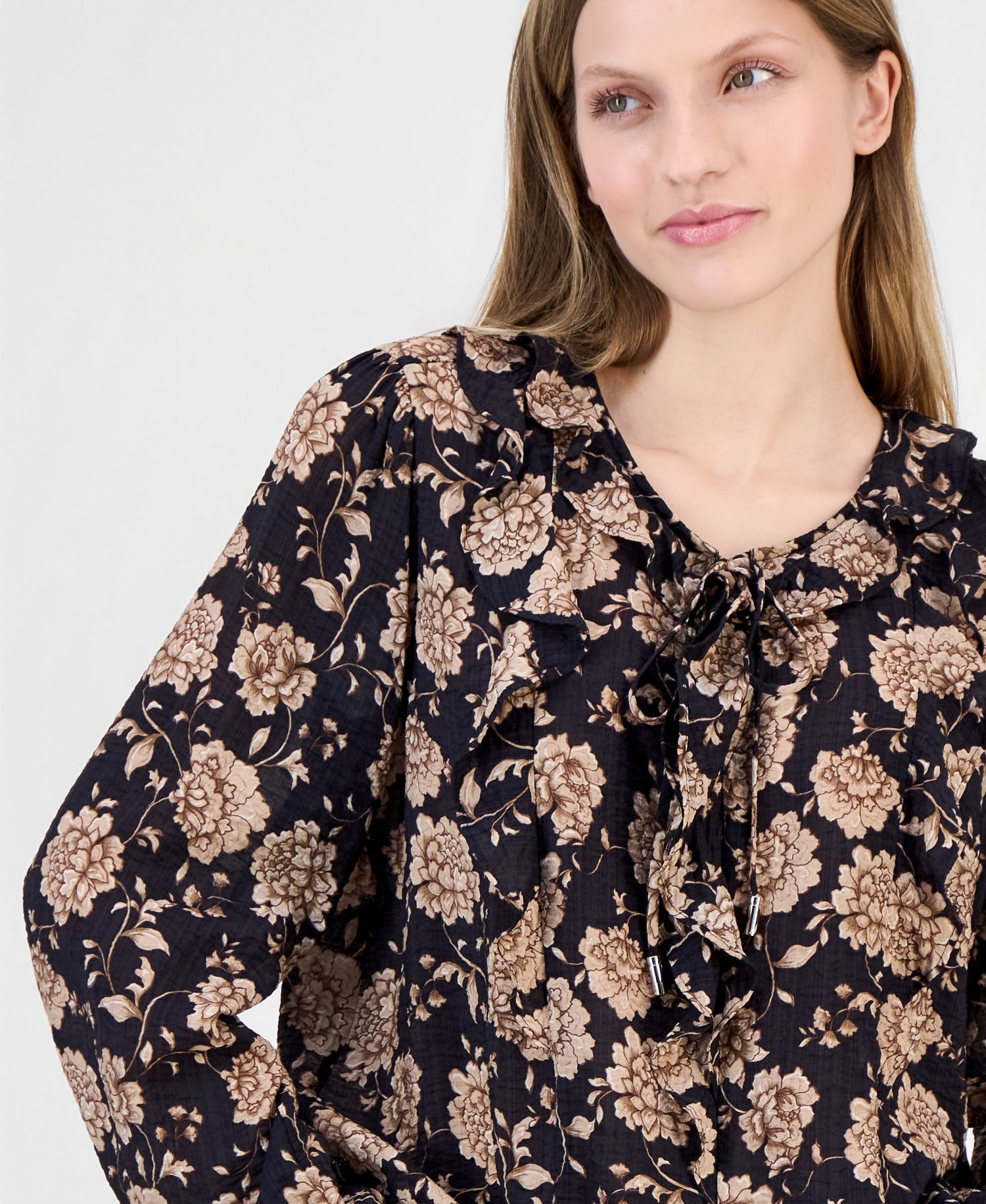 Women's Cambridge Floral Ruffled Blouse