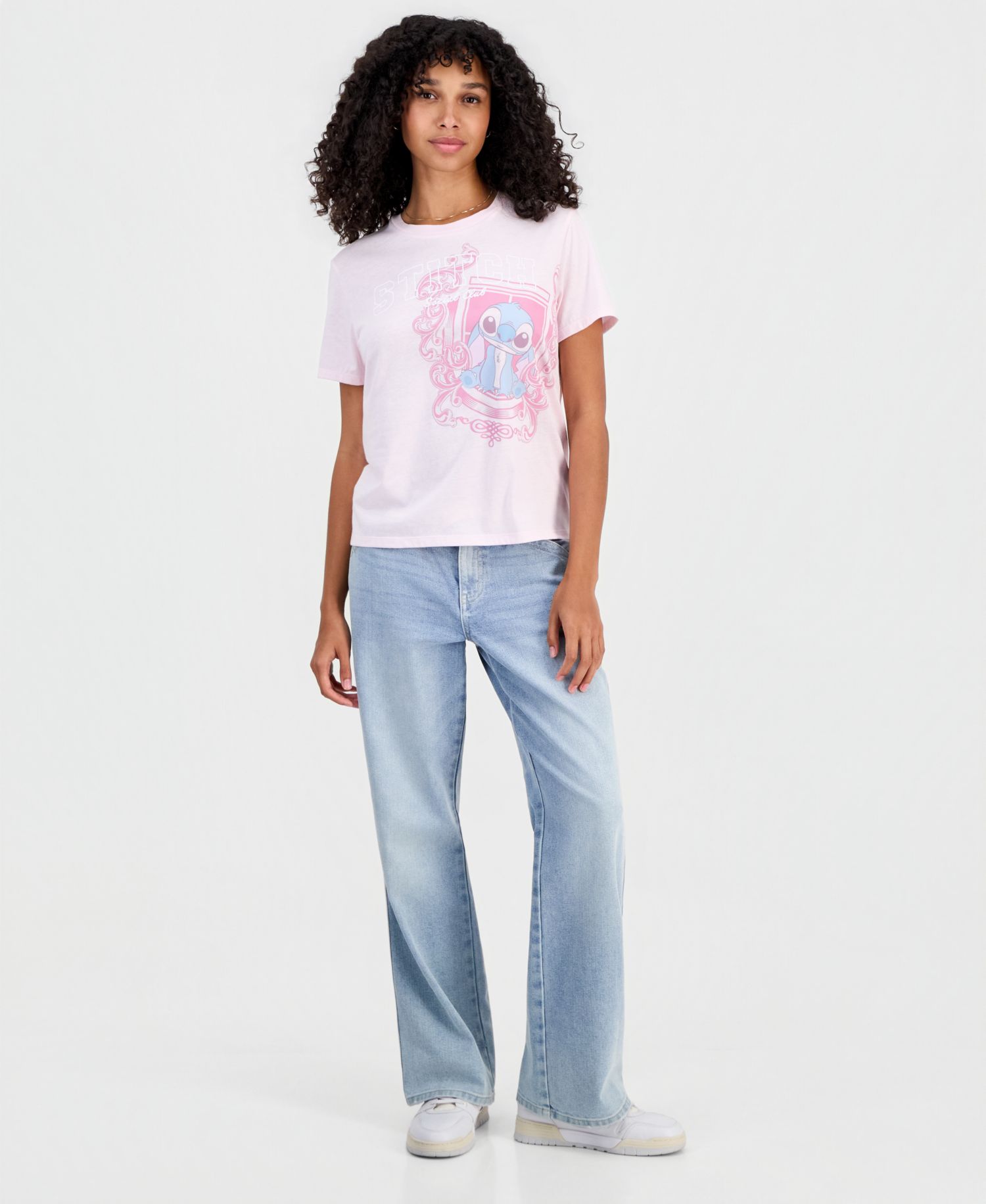 Juniors' Stitch Social Club Graphic Short-Sleeve T-Shirt