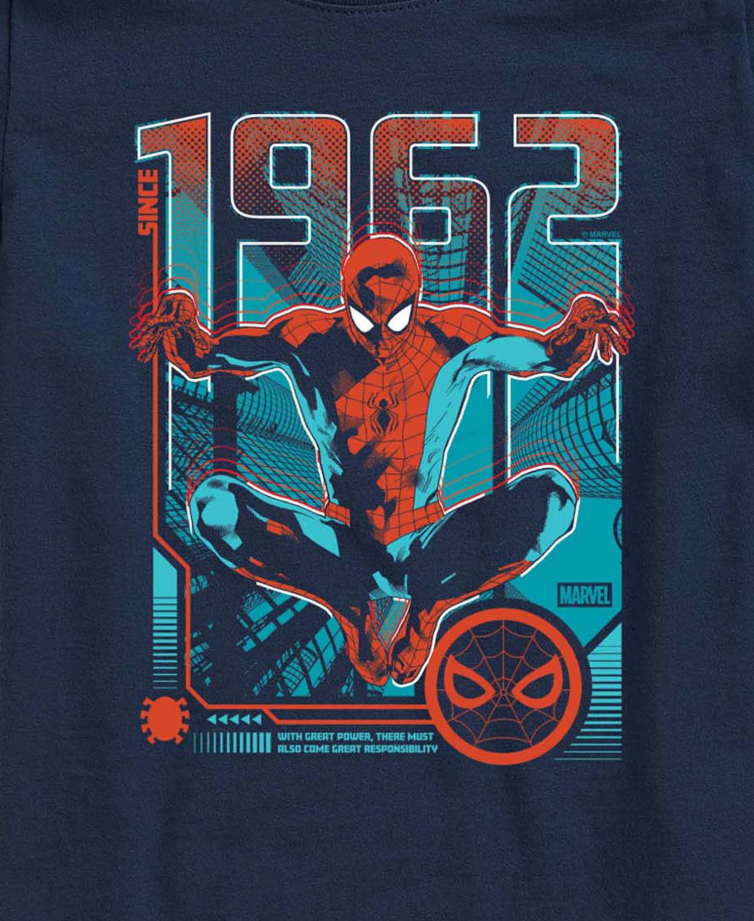 Marvel Boys' 8-20 Spider-Man Since 1962 Short-Sleeve Graphic T-Shirt
