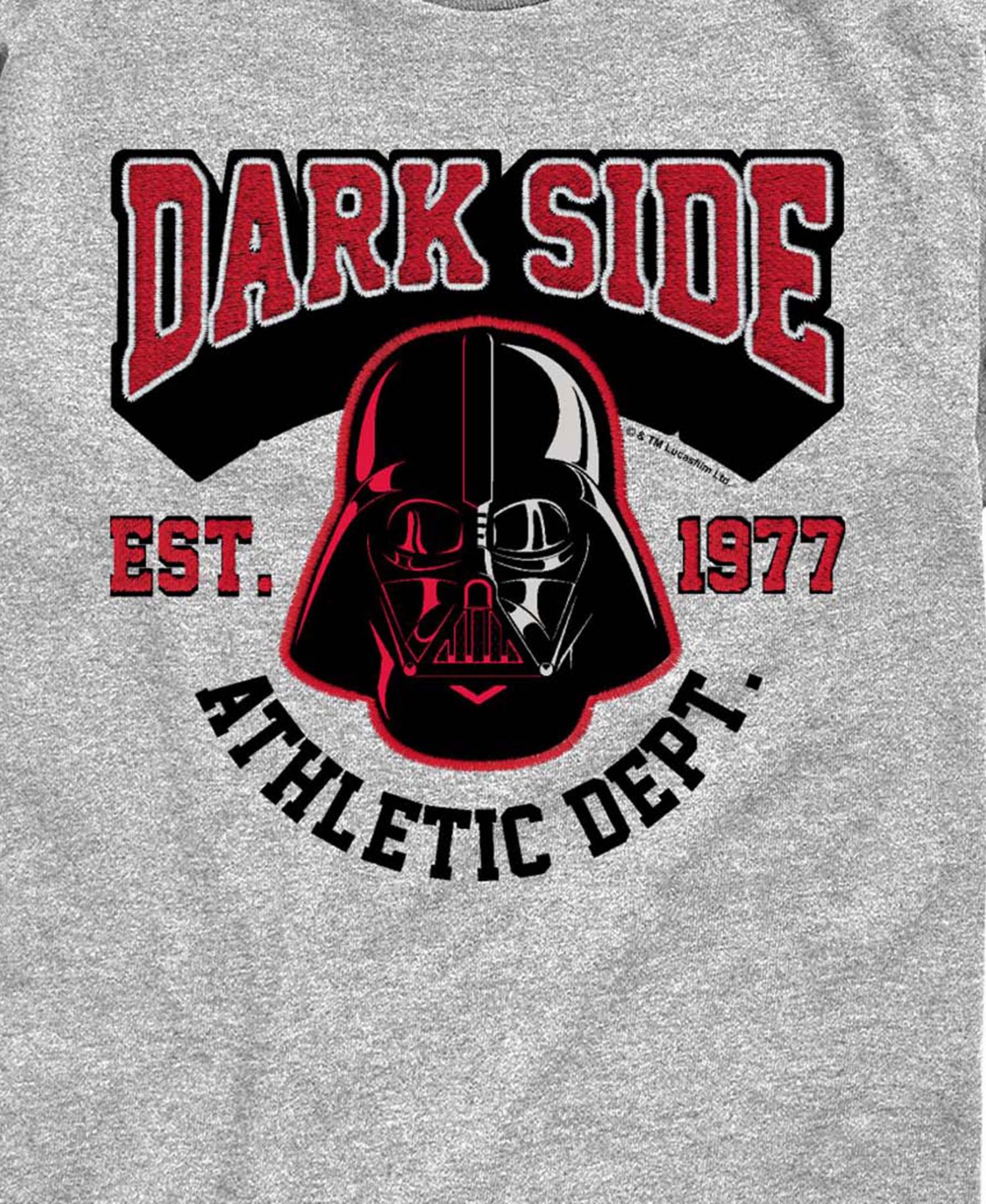 Star Wars Boys' 8-20 Darth Vader Darkside Athletic Department Short-Sleeve Graphic T-Shirt