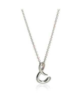 Sterling Silver  Elsa Peretti Alphabet Pendant