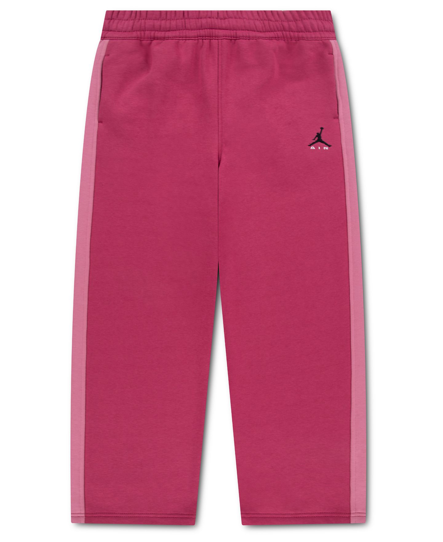 Брюки Jordan Air Open Hem Drawcord Pant для девочек, цвет: Свекольный — фото 1