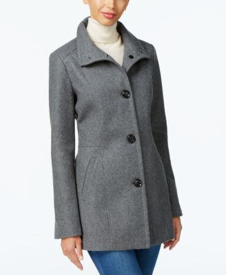 stand collar peacoat