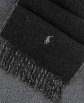 Polo Ralph Lauren Men's Classic Wool Blend Reversible Scarf - Macy's