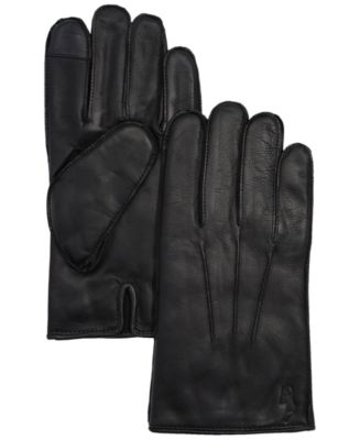 小物 polo ralph lauren leather glove Polo Ralph Lauren Men's Water-Repellent Leather Gloves - Macy's