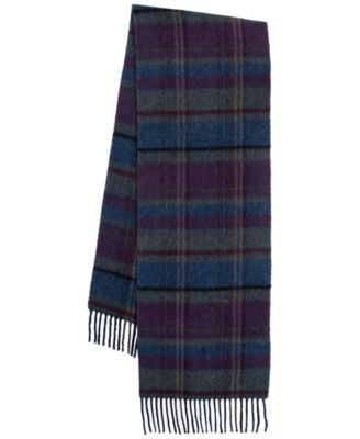 Men's Cashmere Blend Plaid Scarf