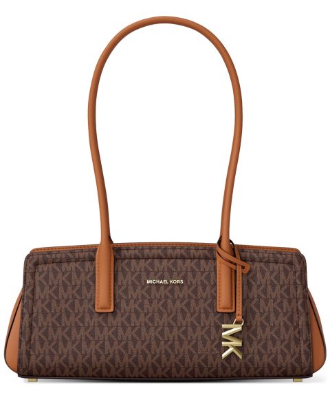 Женская сумка Michael Kors Laila Small East West Shoulder Tote Handbag, цвет: Коричневый